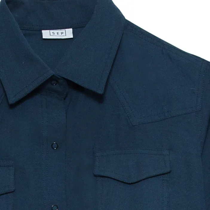 BLUE SHIRT "DON'T GIVE UP"
