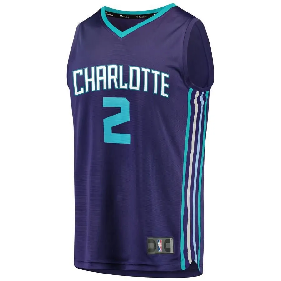 Charlotte Hornets Marvin Williams Fanatics Branded Replica Fast Break Player Statement Jersey Kids - Purple | Ireland L5994P6