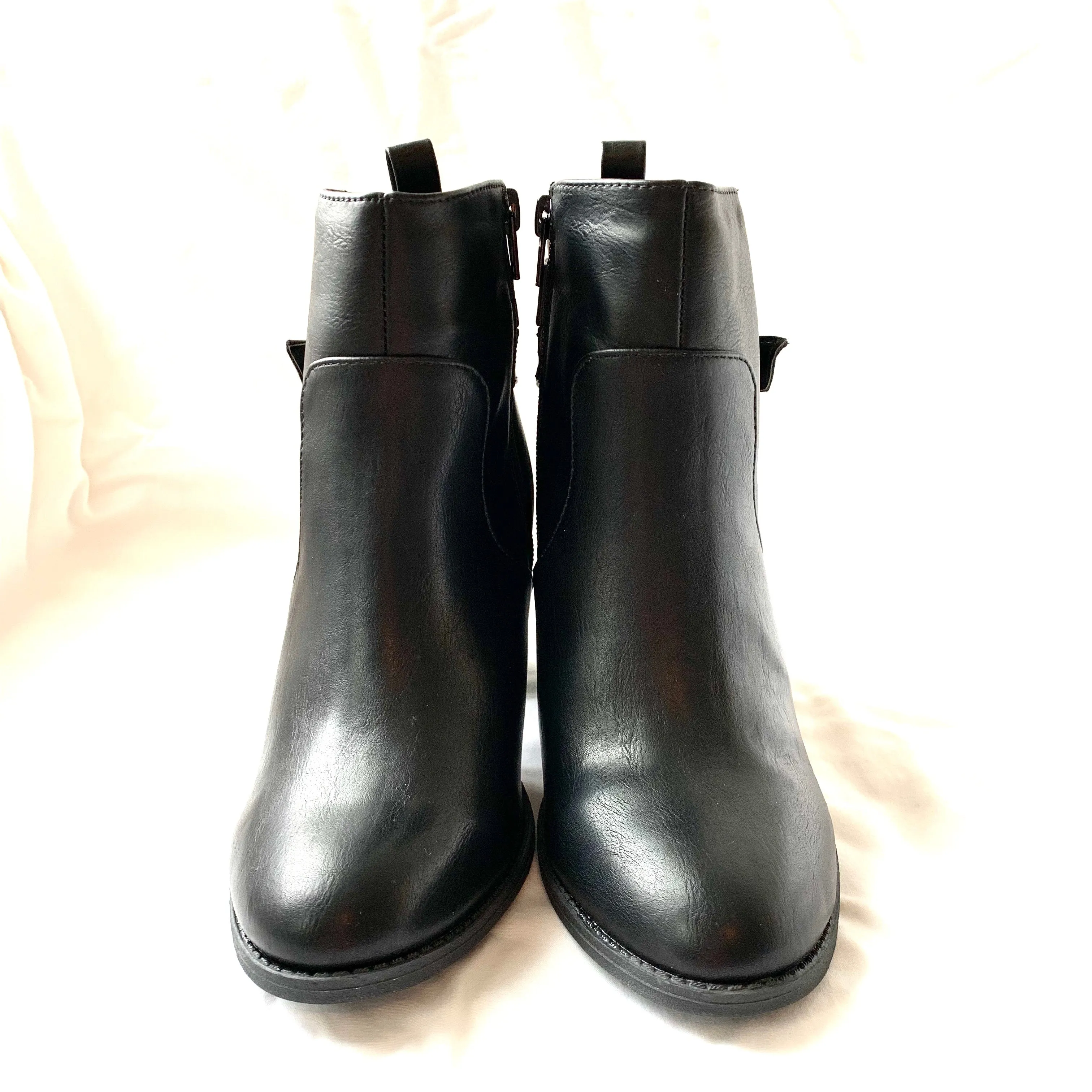 Charlotte Russe Black Booties NWT- Size 7