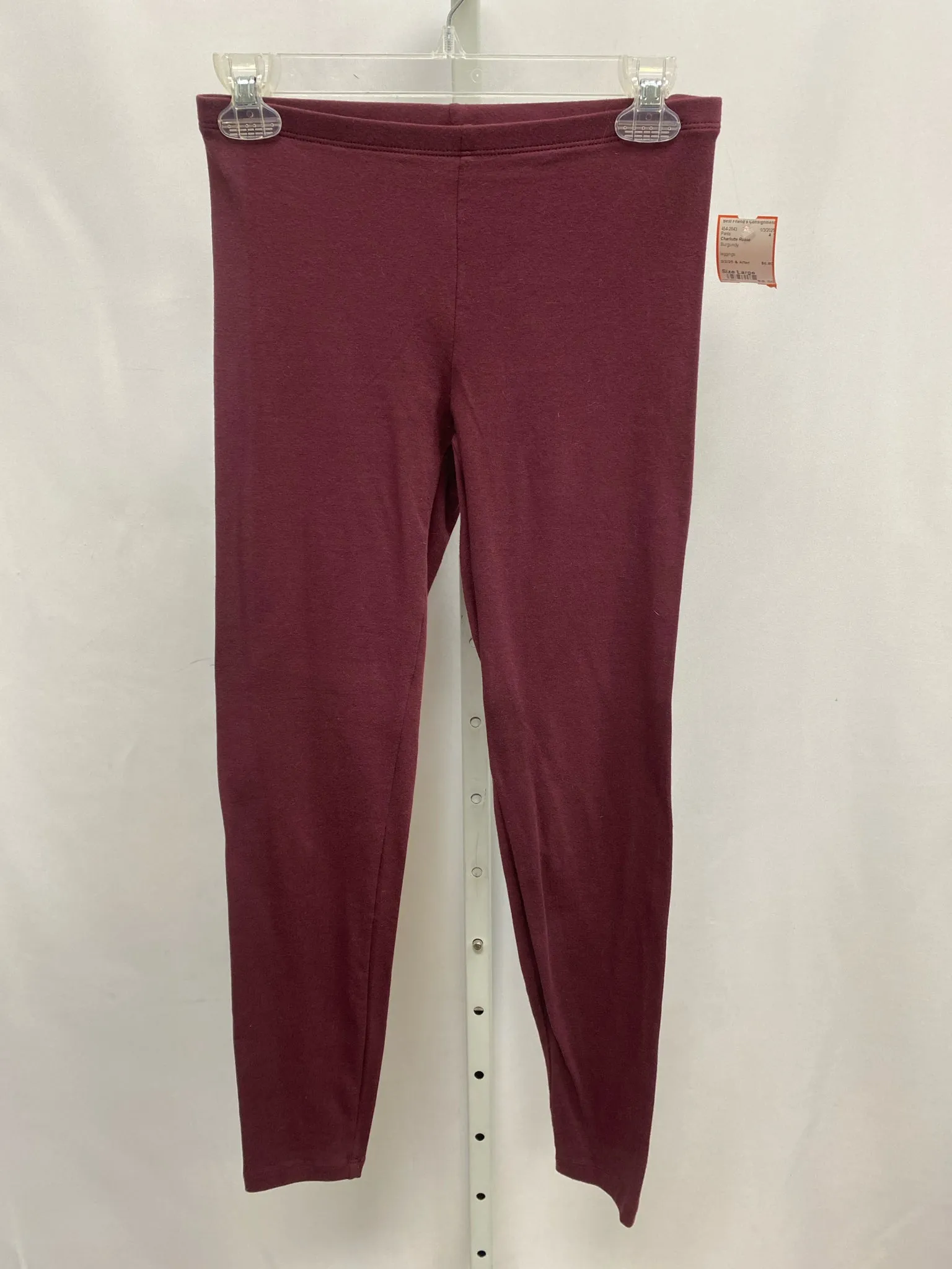 Charlotte Russe Size Large Burgundy Pants