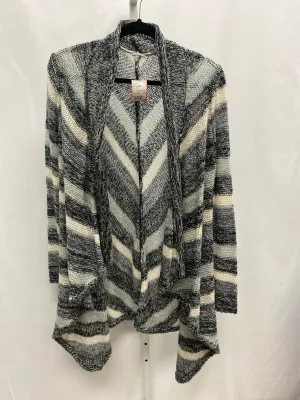 Charlotte Russe Size Medium Black stripe Cardigan