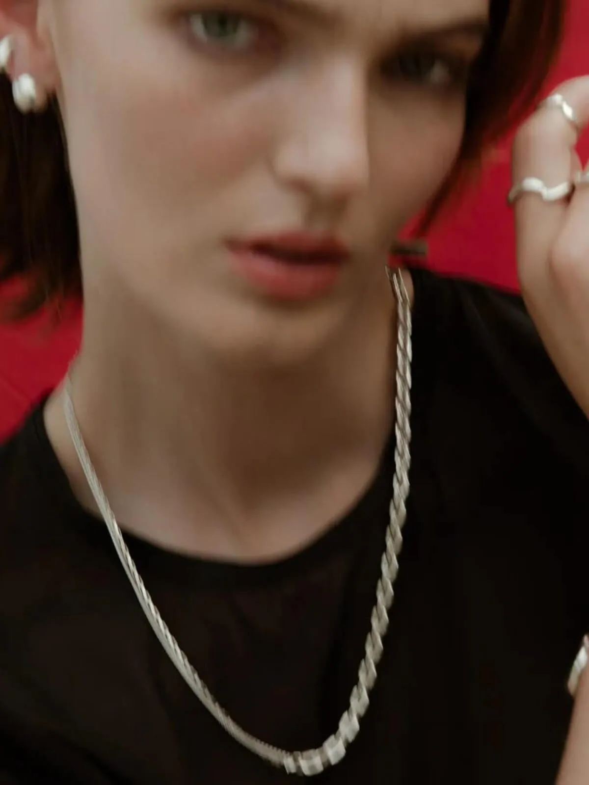 Emerge Multi Chain Necklace: 18K Gold Plating