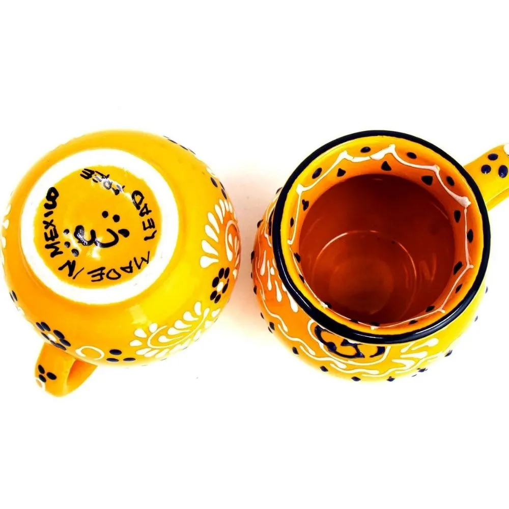Handmade Pottery Beaker Mango Mug 12oz
