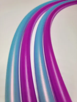 UV fuchsia and Dreamin Bare Sectional Hoop